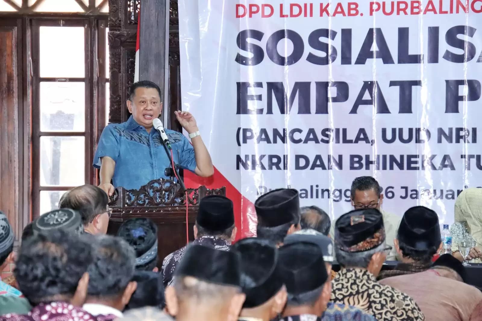 Temui Kader LDII Purbalingga, Bamsoet Tegaskan Indonesia Bukan Negara Sekuler ataupun Agama