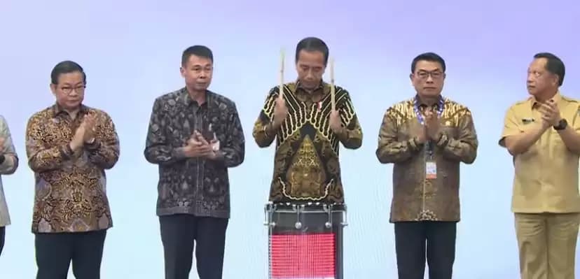 Joko Widodo Hadiri Puncak Hakordia 2023 di Istora Senayan