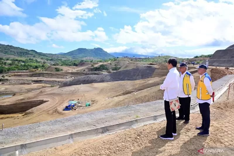 Joko Widodo: Pembangunan Bendungan Mbay Strategi Capai Kedaulatan Pangan