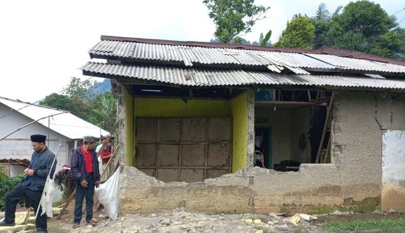 Gempa,144 Rumah Rusak di Bogor dan Sukabumi