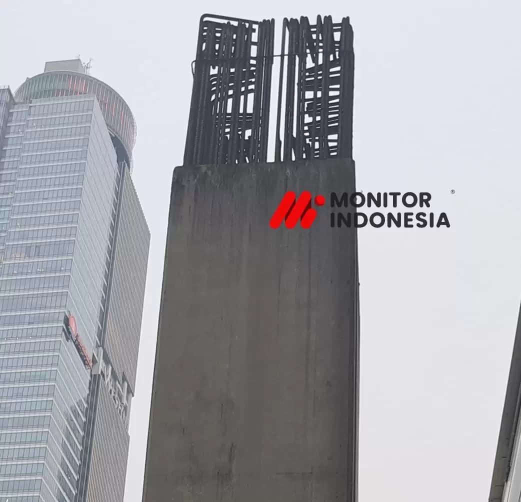 Tiang Proyek Monorel (Foto: Dok MI)