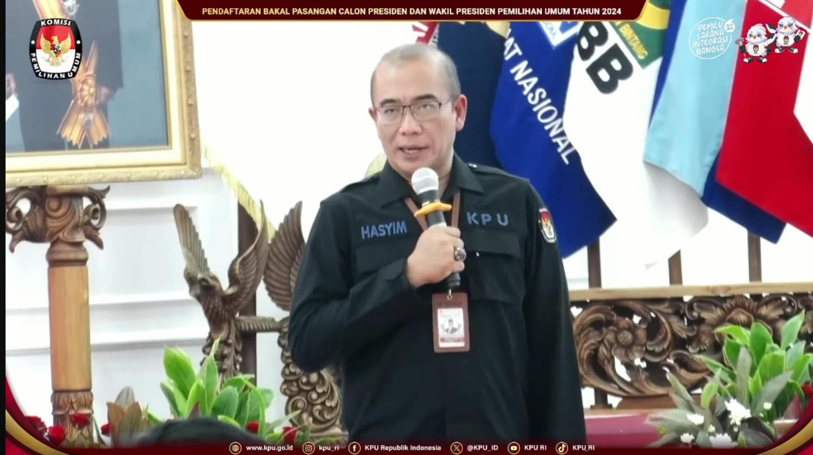 KPU Nyatakan Dokumen Persyaratan Pendaftaran Prabowo-Gibran Lengkap