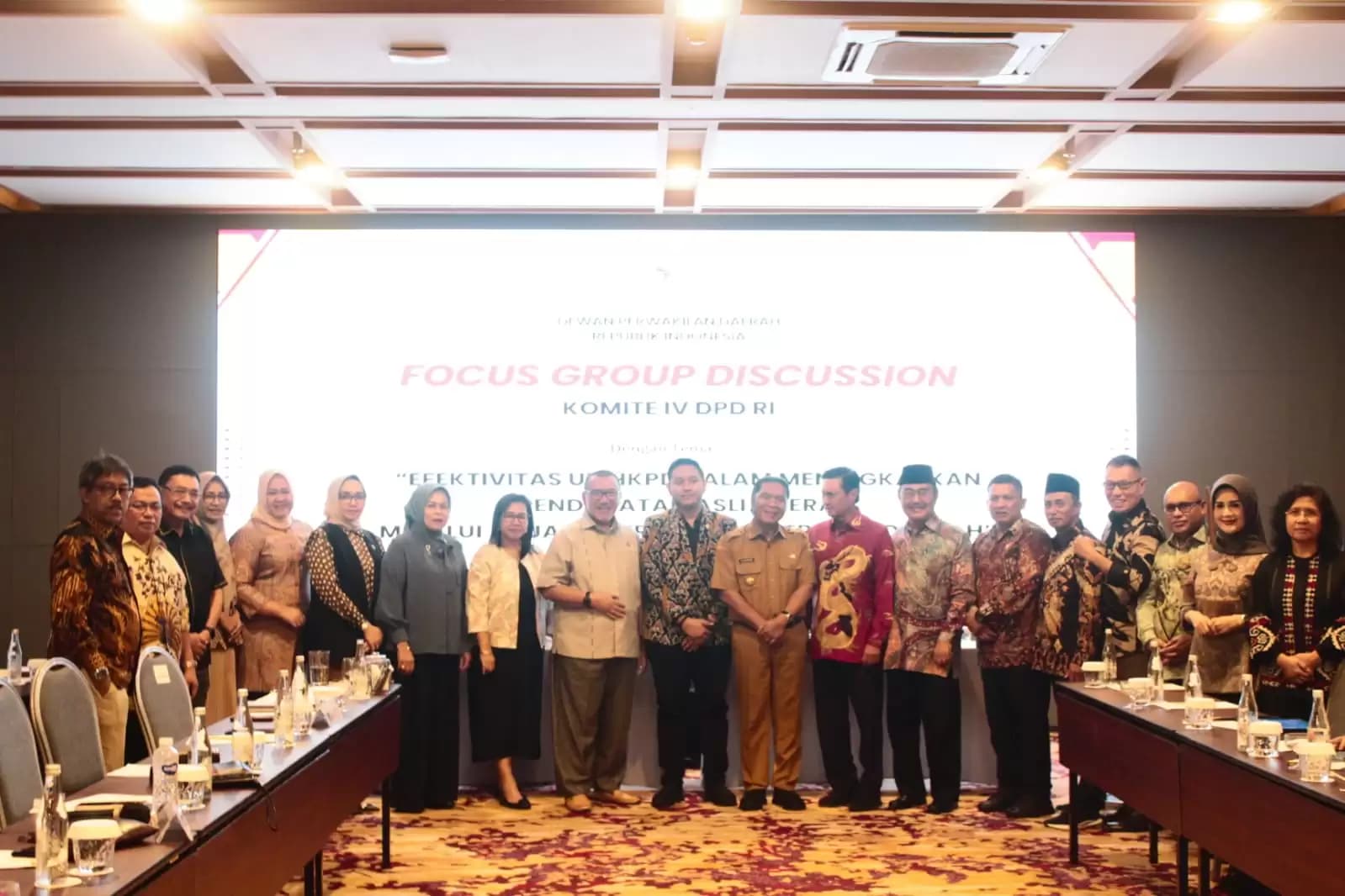 Komite IV DPD Adakan FGD Terkait Efektivitas UU HKPD dalam Meningkatkan PAD