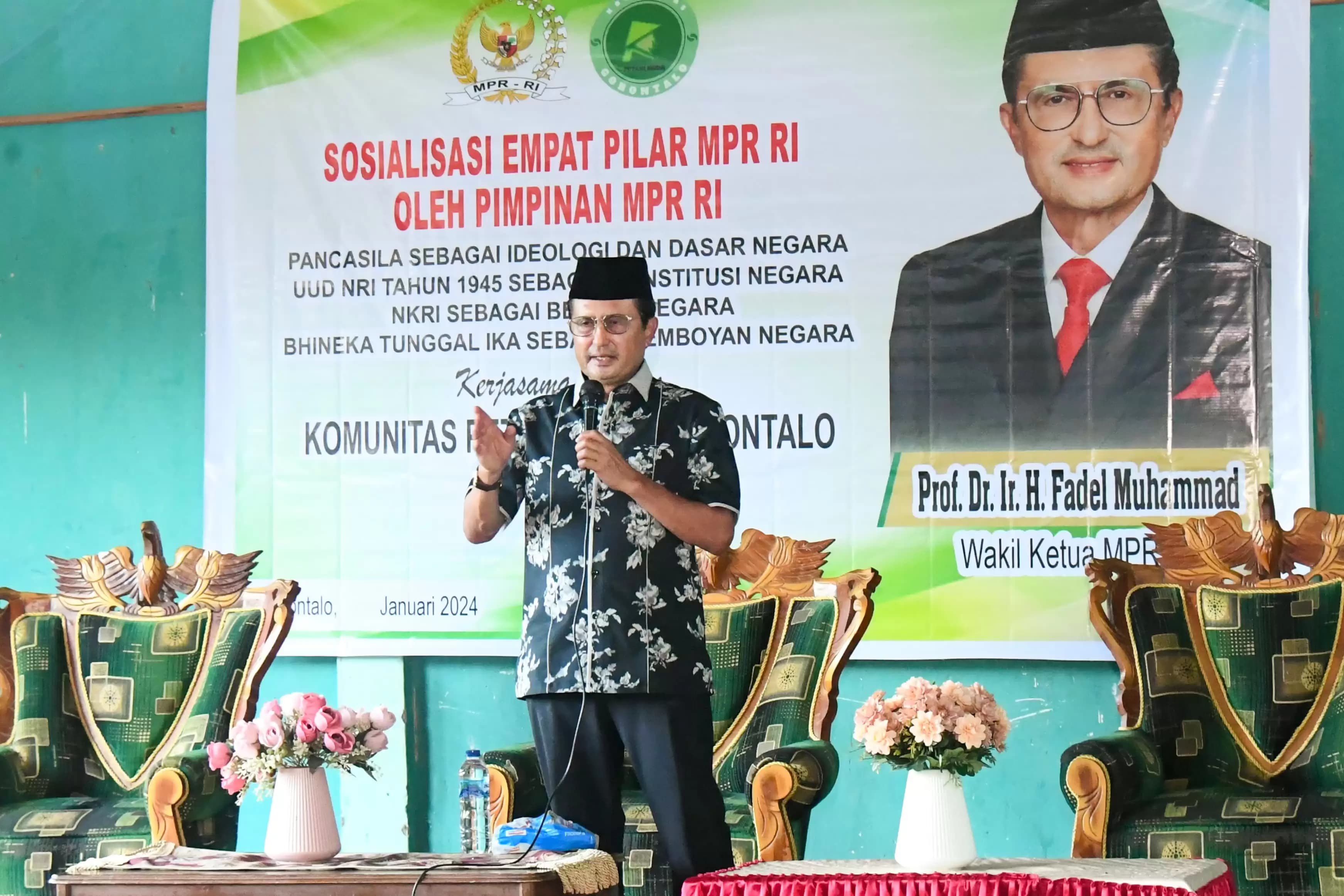 Fadel Muhammad Ajak Masyarakat Perkuat Pemahaman Empat Pilar MPR