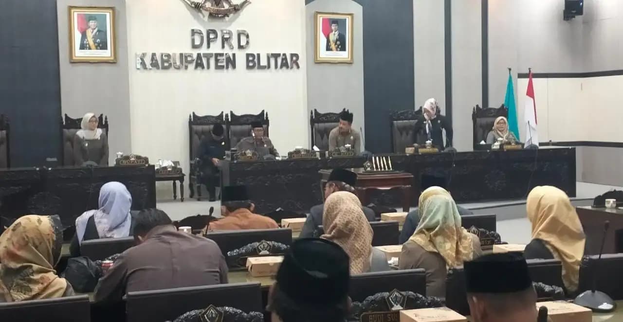 Rapat DBRD Kabupaten Blitar (Foto: Dok MI)