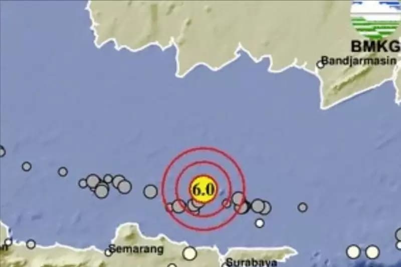 Gempa Tuban Terasa di Surabaya, Warga Panik Berhamburan