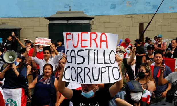 Kongres Peru Pecat Presiden Pedro Castillo, Wapres Boluarte Dilantik jadi Penggantinya