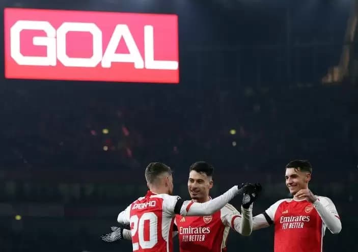 Arsenal Menang Telak 4-1 Atas Newcastle