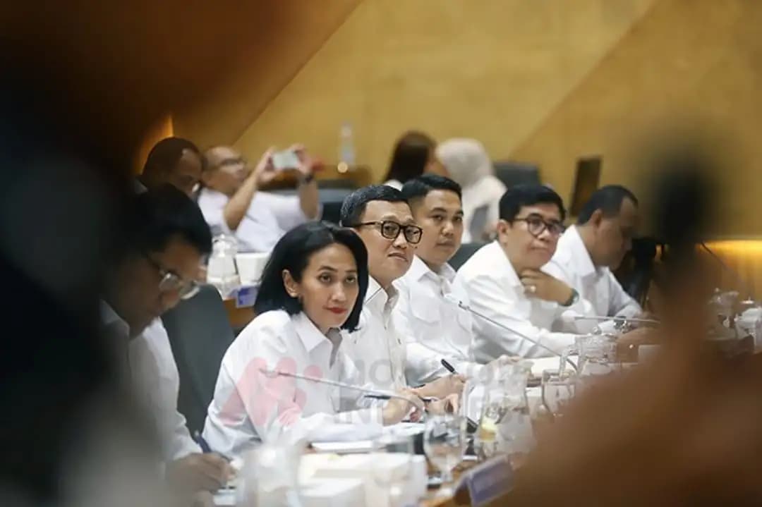 Suasana Rapat Kerja di Gedung Nusantara I, Kompleks Parlemen (Foto: Dok MI/Charles Ulag)