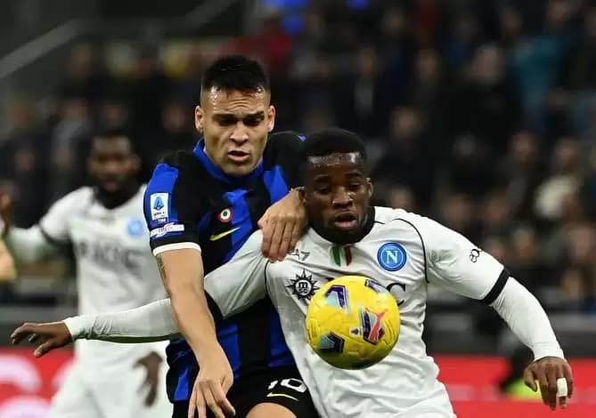 Hasil Liga Italia: Napoli vs Inter Milan Imbang 1-1