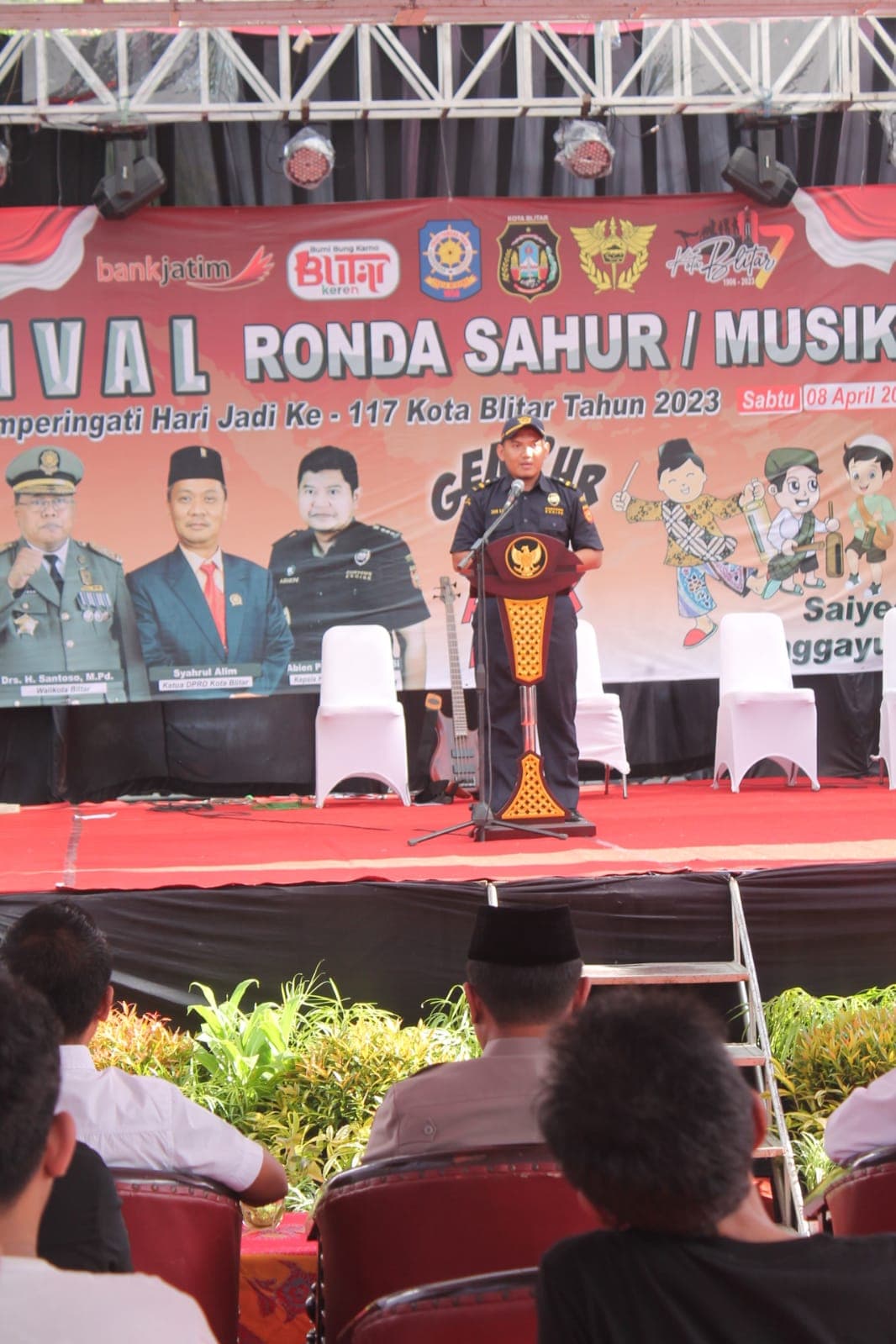 Satpol PP Kota Blitar Gelar Festival Ronda Sahur dan Sosialisasi Gempur Rokok Ilegal 