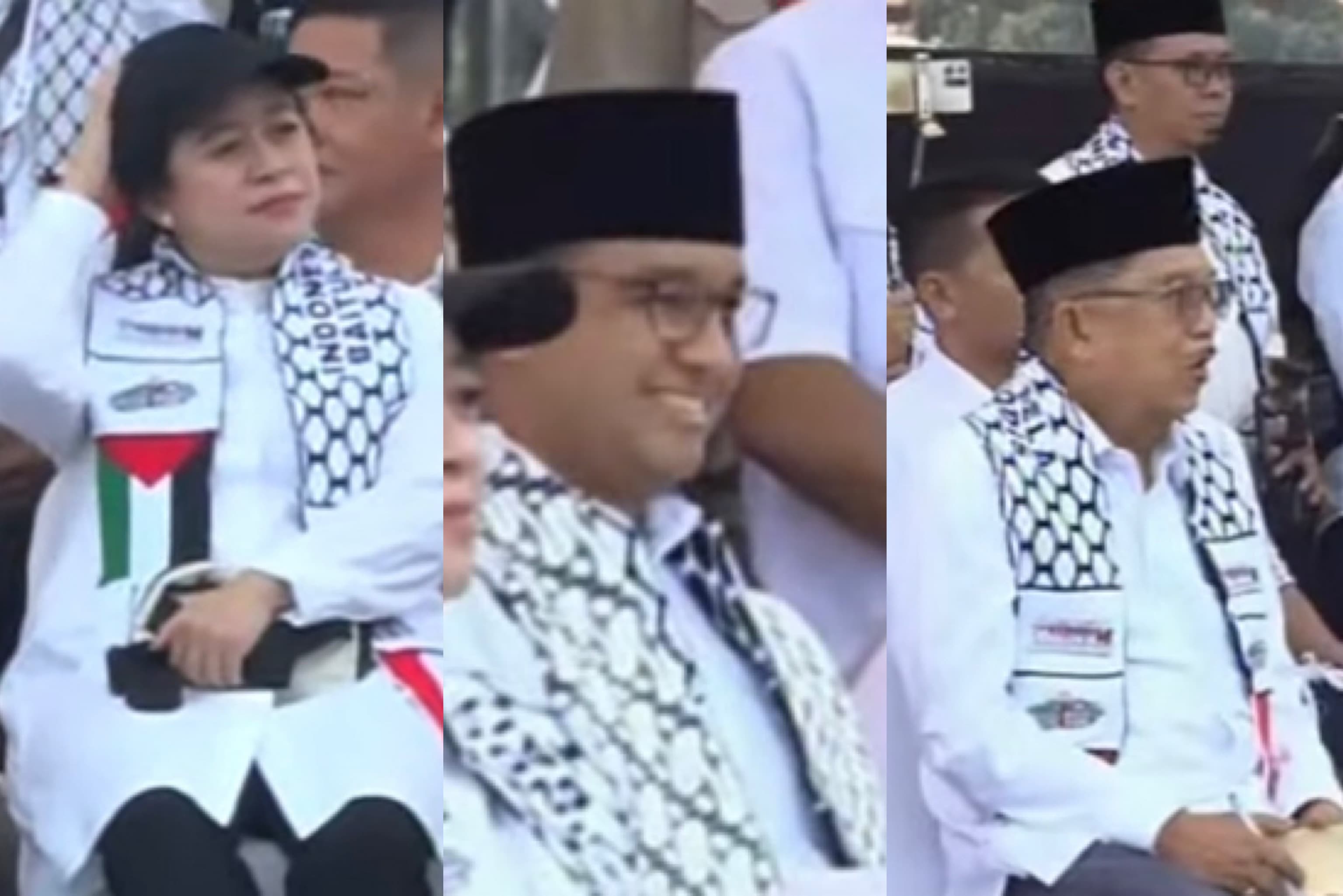 Puan Maharani hingga Jusuf Kalla Hadiri Aksi Bela Palestina di Monas