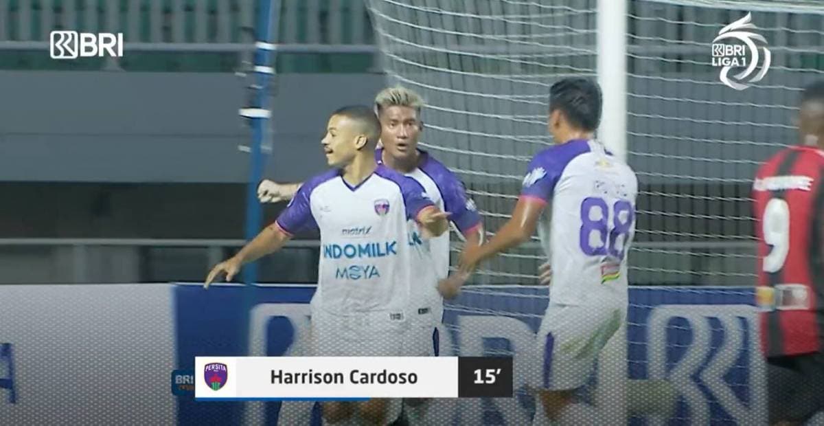Hasil BRI Liga 1: Persipura Takluk 1-2 atas Persita Tangerang