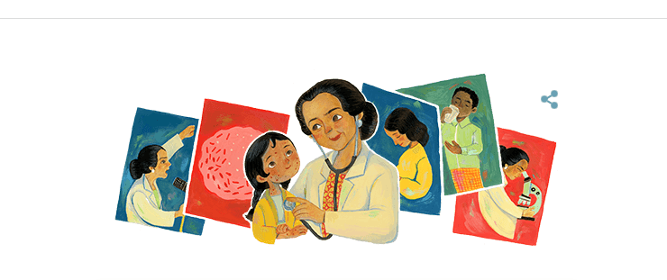 Dokter Sulianti Saroso Jadi Tema Google Doodle Hari Ini!