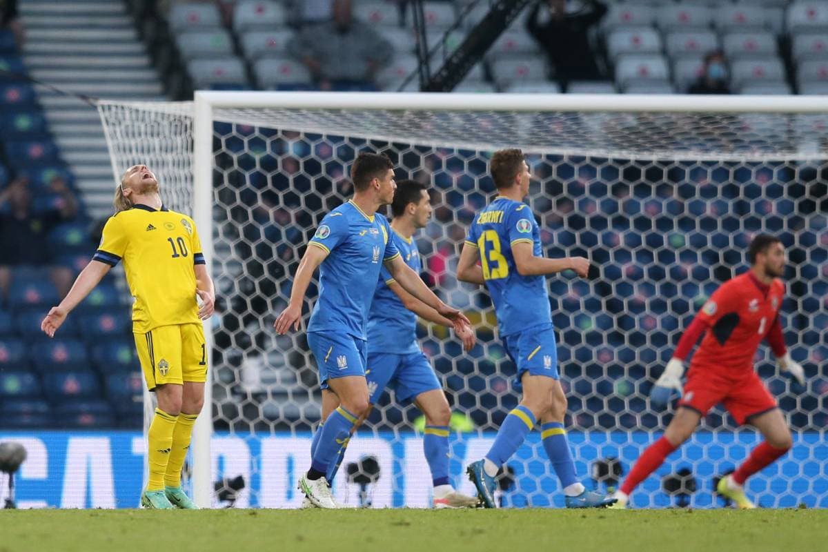 Waktu Normal Swedia vs Ukraina Berakhir 1-1, Extra Time