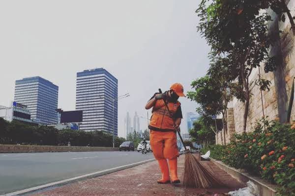 Akibat Pandemi Jakarta, Volume Sampah di Hari Lebaran Menurun