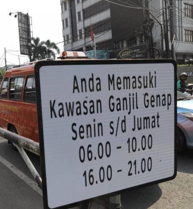 26 Titik Ganjil Genap di Jakarta, Kamis 20 Oktober, Cek Disini!