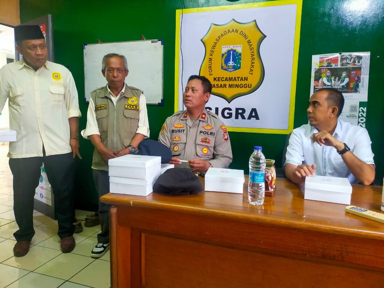 Evaluasi Kinerja, Polsek Pasar Minggu Rapat dengan Sejumlah Stakeholder