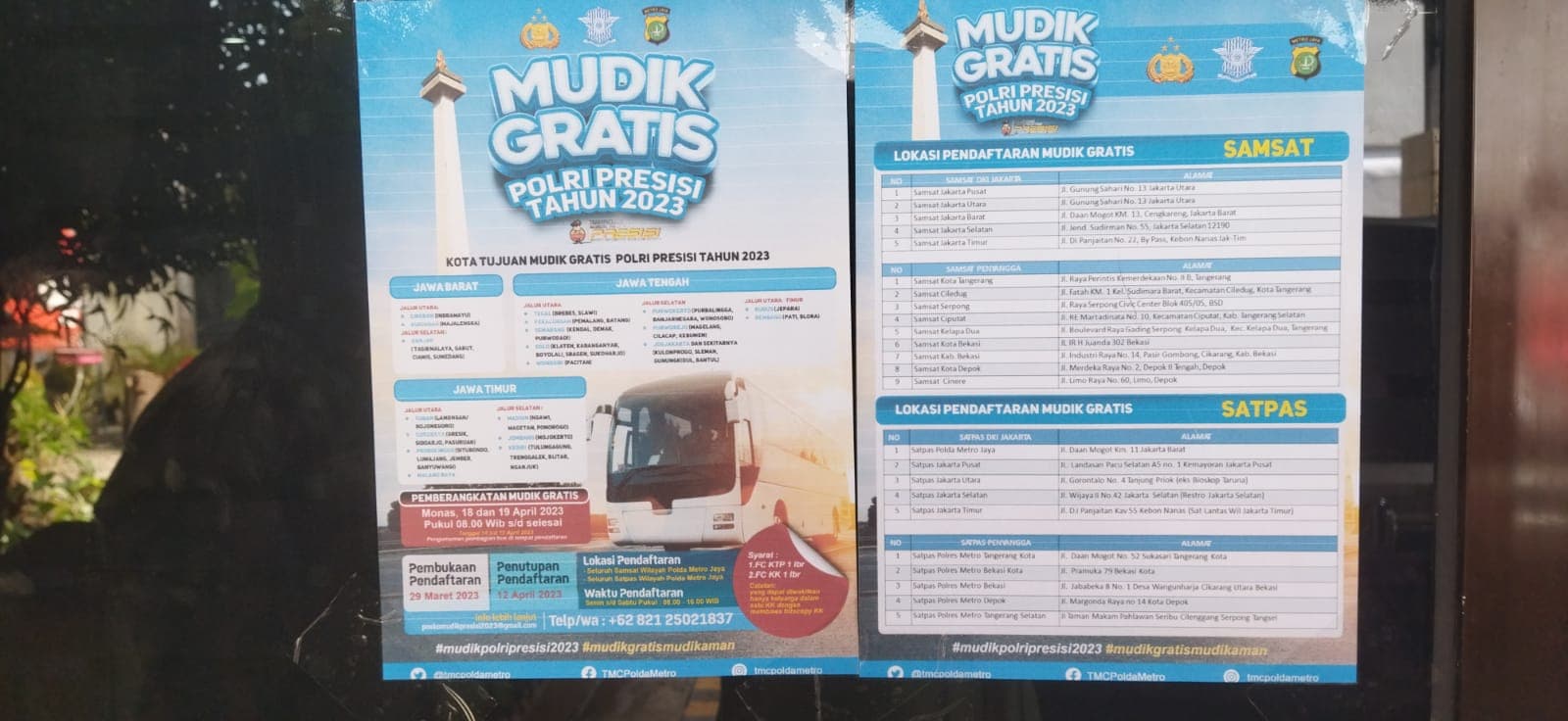 Layanan Pendaftaran Mudik Gratis Polri Presisi Tahun 2023 Sedang Dibuka