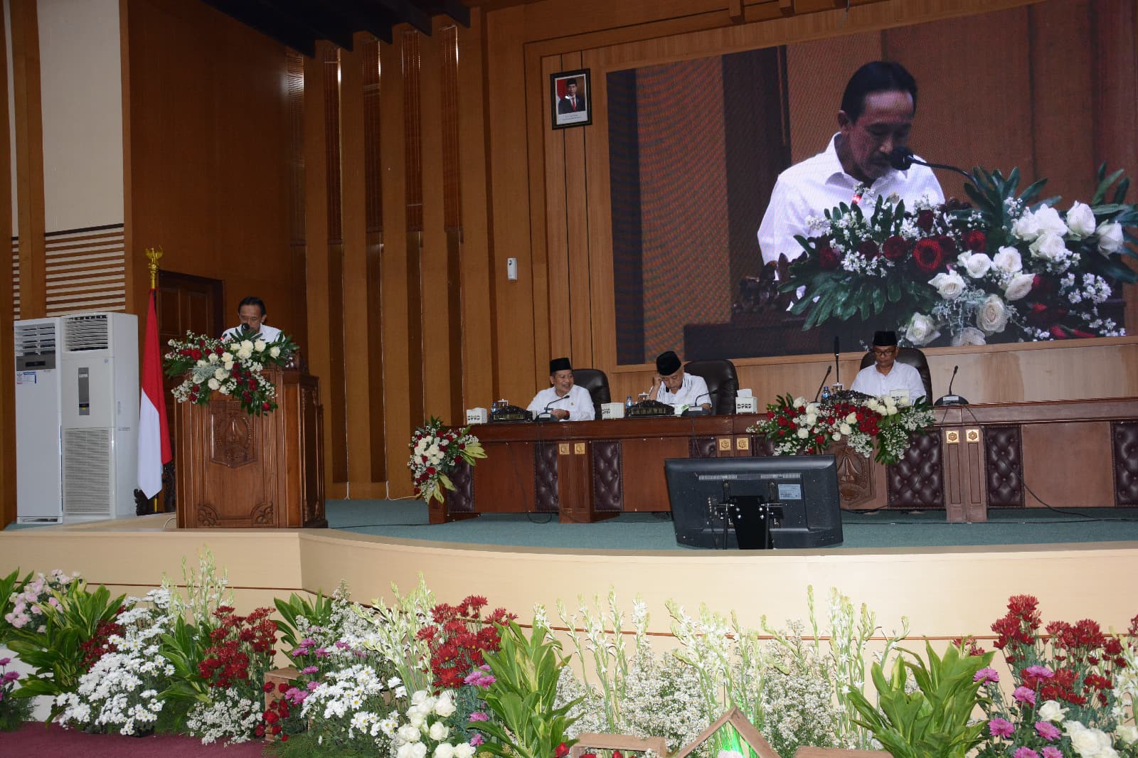 Rapat Paripurna, DPRD Kabupaten Malang Sampaikan Raperda Pertanggungjawaban Pelaksanaan APBD 2022