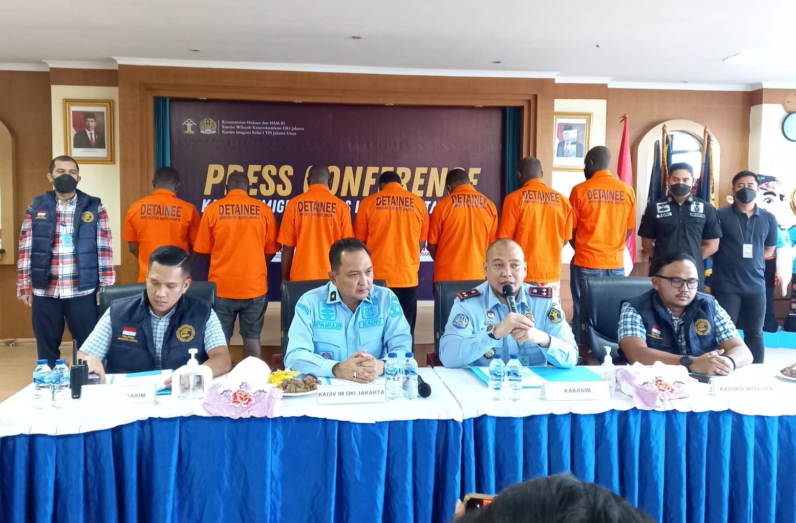 Lakukan Pelanggaran Keimigrasian, 7 WNA Langsung Diamankan Imigrasi Jakarta Utara