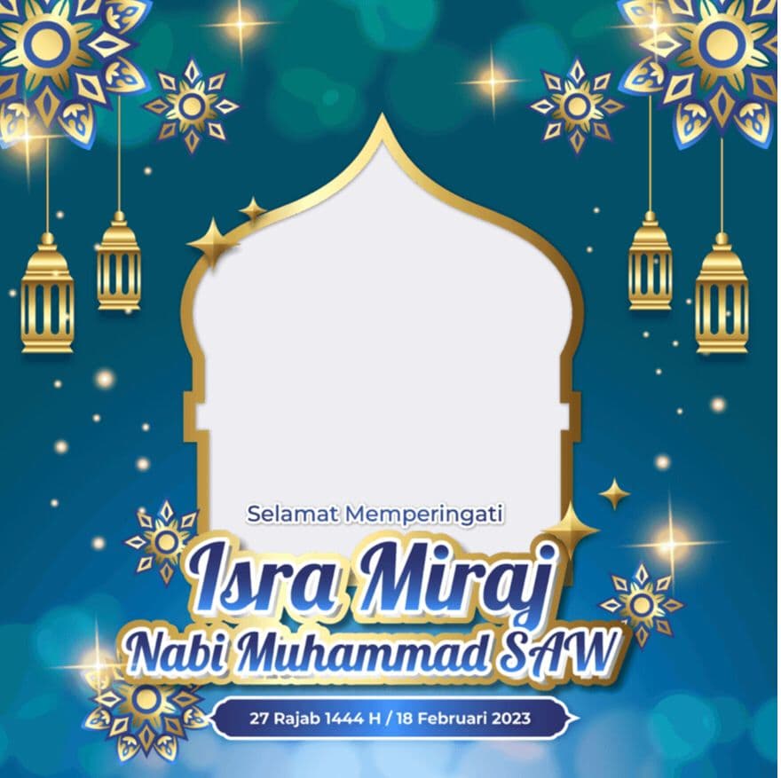 20 Link Twibbon Isra Miraj 2023 dan Cara Pakainya