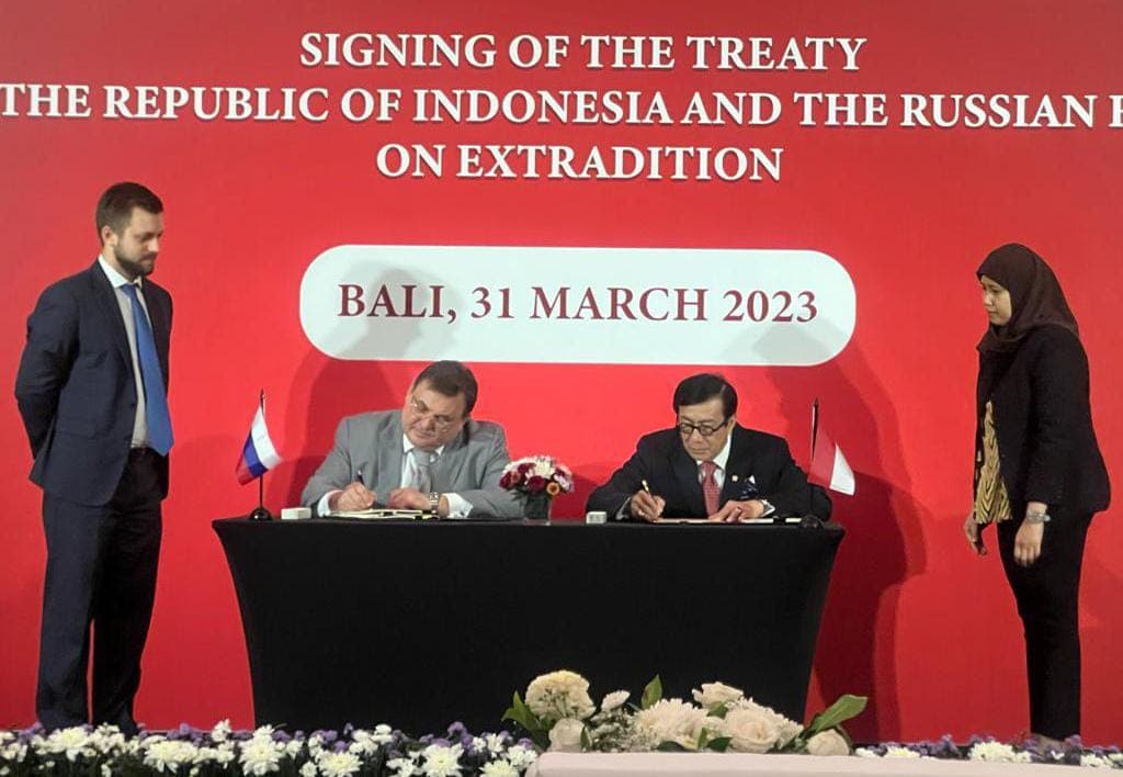 Federasi Rusia dan Indonesia Sepakati Perjanjian Ekstradisi