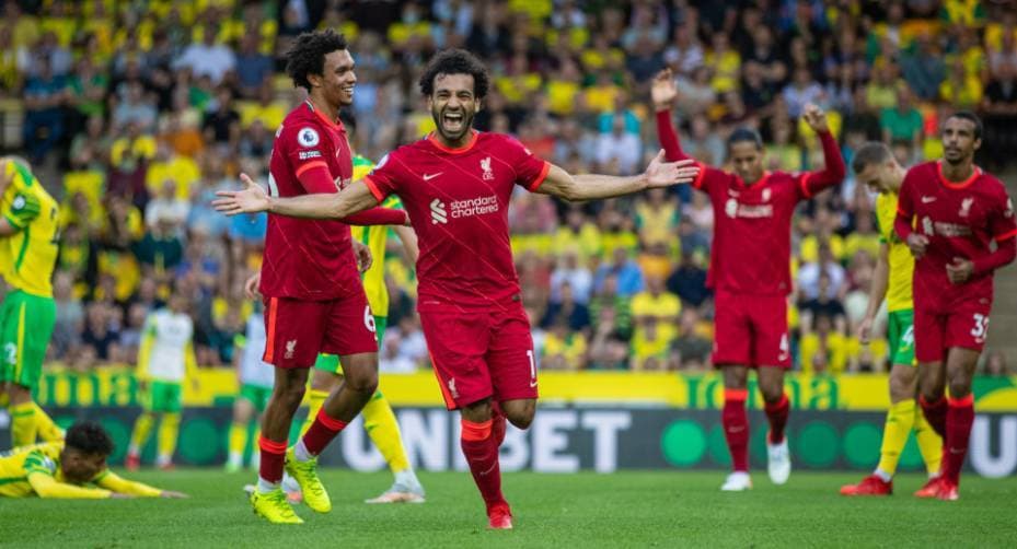 Hasil Premier League : Liverpool Menang Telak 3-0 Atas Norwich City