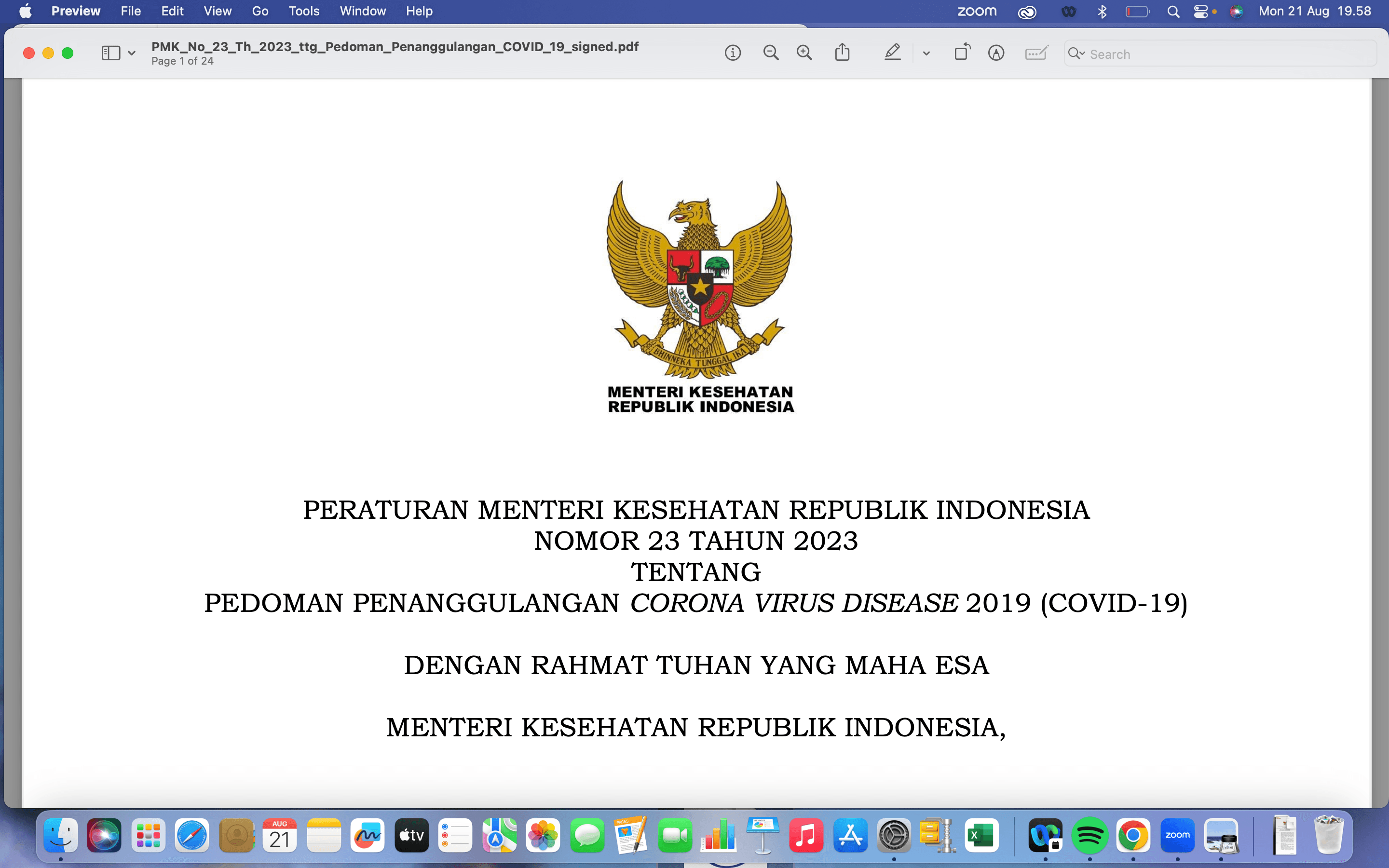 Inilah Aturan Penanggulangan Covid-19 di Masa Endemi