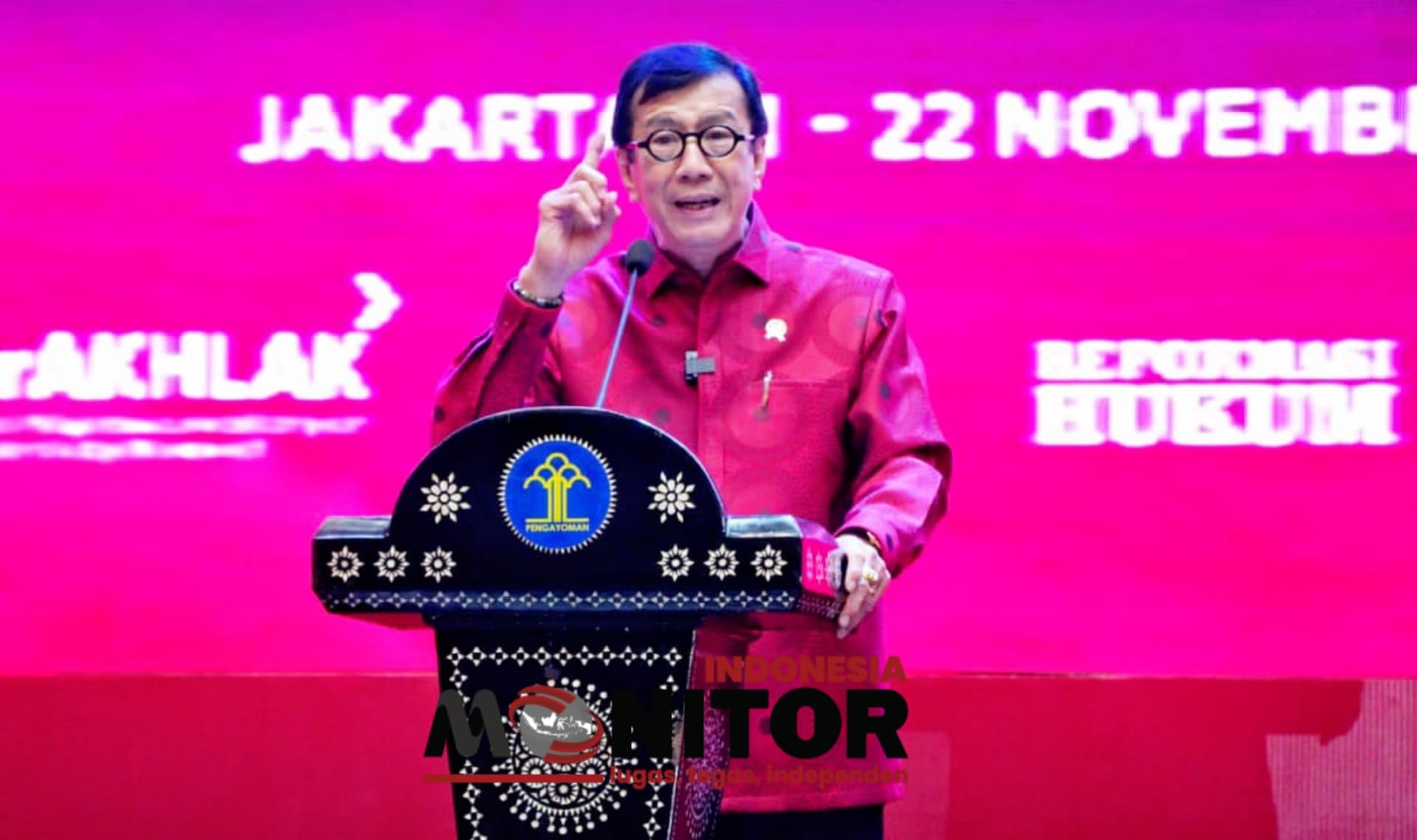 Yasonna Laoly Imbau Pemerintah Daerah Tingkatkan Pelindungan Kekayaan Intelektual