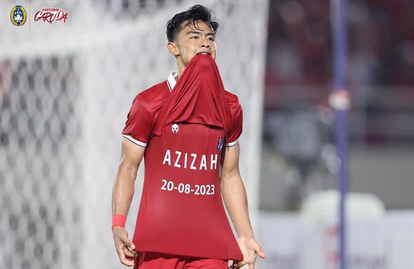 Bucin, Pratama Arhan Selebrasi Gol untuk Azizah