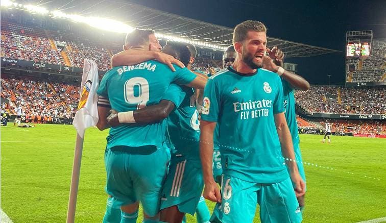 Hasil La Liga: Real Madrid Kalahkan Valencia 2-1, Puncaki Klasemen