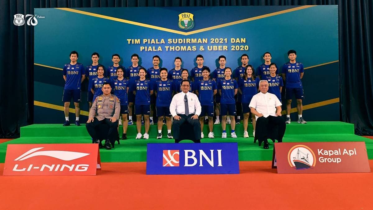 Piala Sudirman 2021, Daftar Skuad Indonesia