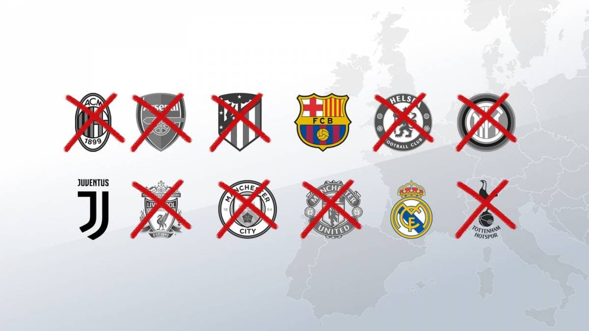 Liga Super Eropa, UEFA Batalkan Tindakan Hukum Terhadap Barcelona, ​​Real Madrid dan Juventus