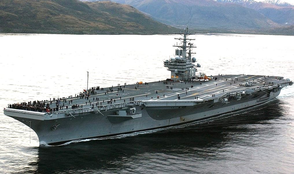 Ketegangan Meningkat, AS Kirim Kapal Induk Ronald Reagan ke Laut China Selatan