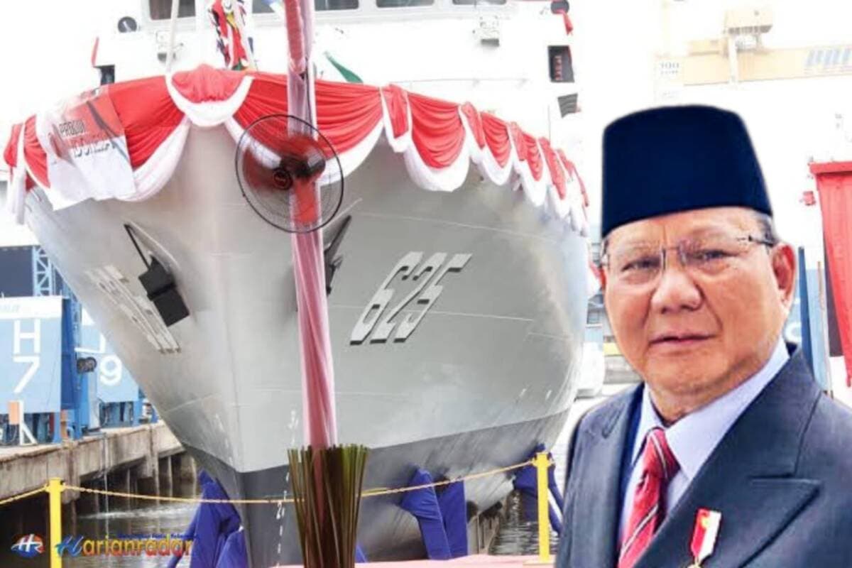 Jawab Ancaman di Laut Natuna, Prabowo Luncurkan Kapal Perang Tipe Cepat Rudal