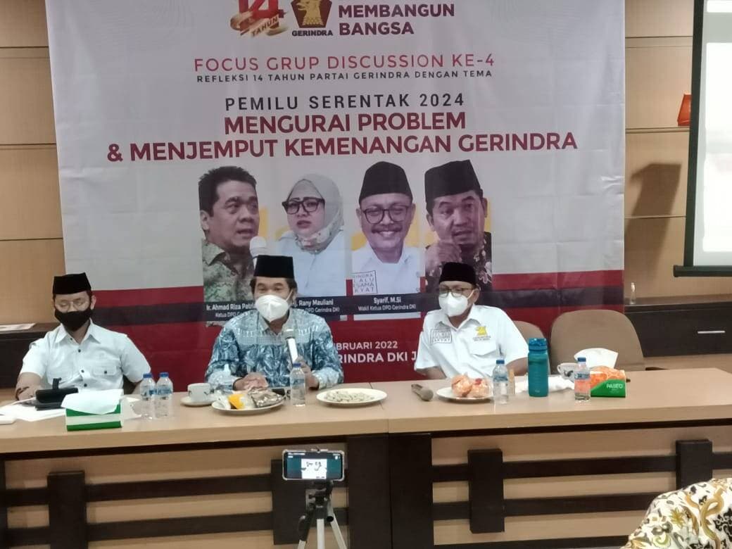 Gerindra Pastikan Prabowo Capres dan Ariza Cagub pada Pemilu Serentak 2024