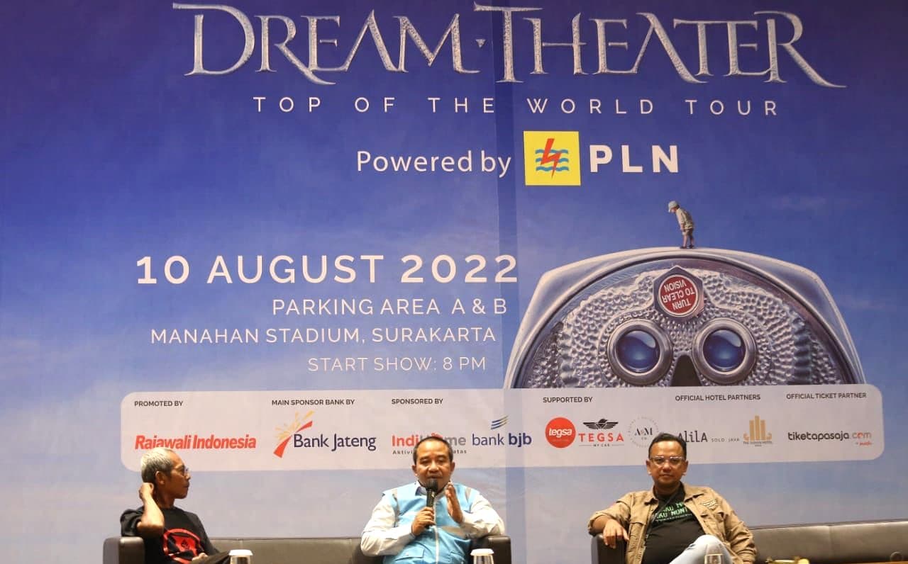 Konser Dream Theater di Solo Didukung Listrik Andal