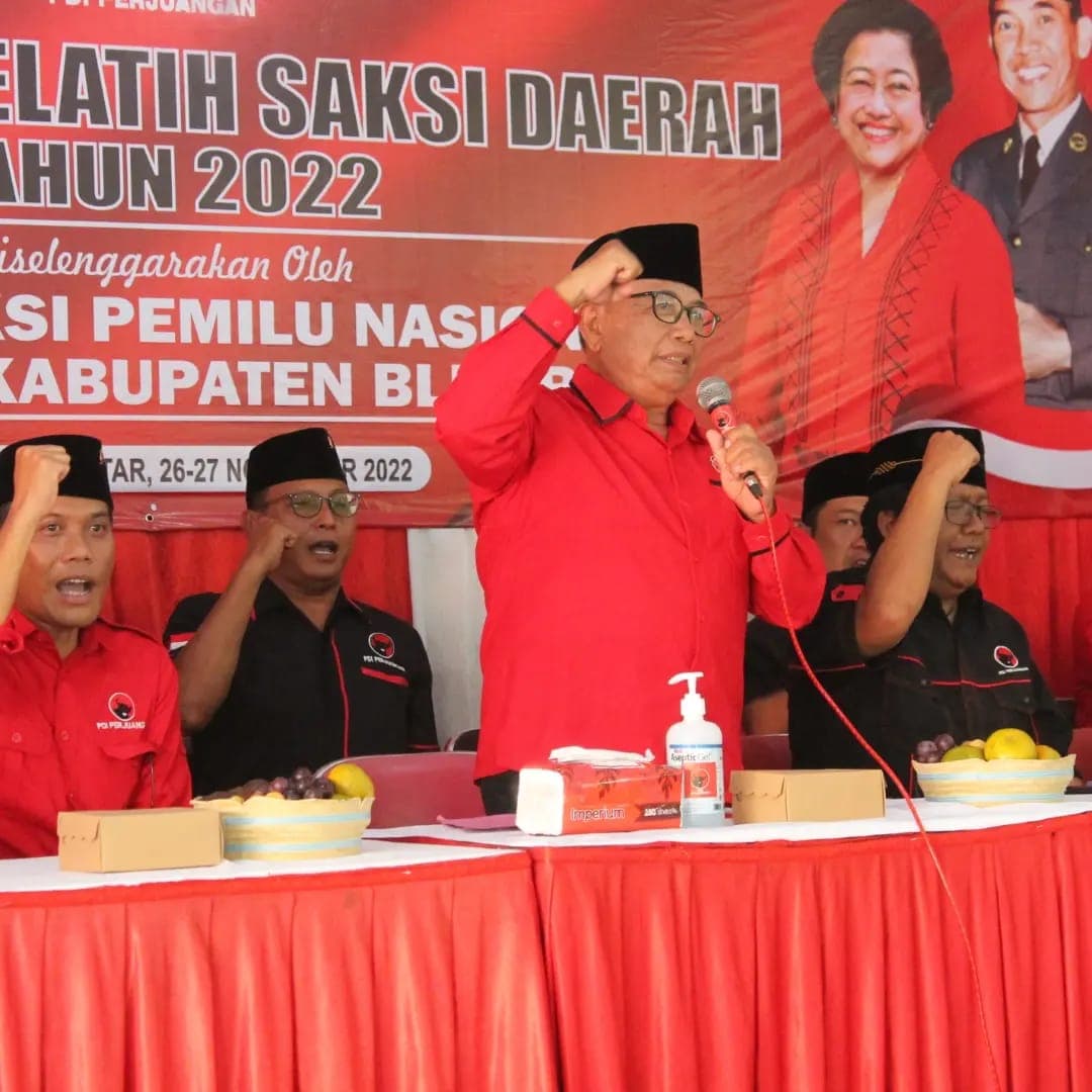 Persiapan Pemilu 2024, DPC PDIP Kabupaten Blitar Gelar Pelatihan Pelatih Saksi