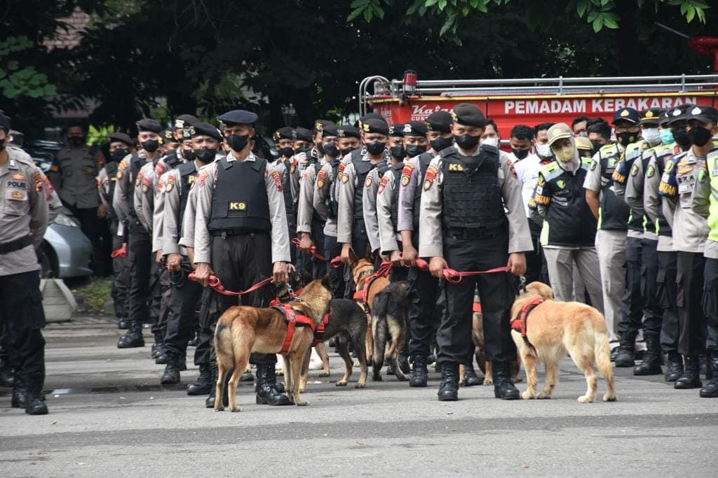 Unit K-9 Polda Jateng Ikut Terlibat dalam Pengamanan Pernikahan Anak Jokowi