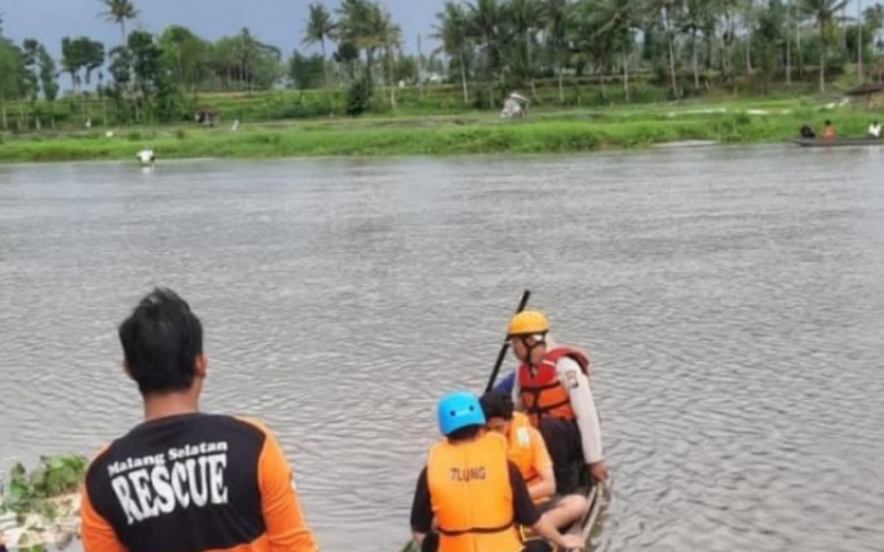 Seorang Petani Tenggelam di Sungai Brantas Saat Hendak Cari Rumput