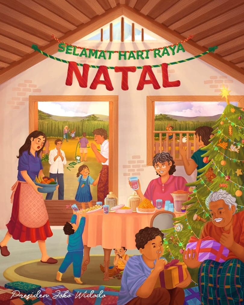 Ucapkan Selamat Natal 2022, Jokowi: Semoga Kedamaian dan Cinta Kasih Memayungi Langkah Kita Semua