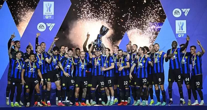 Tumbangkan Napoli, Inter Milan Juarai Piala Super Italia 2023