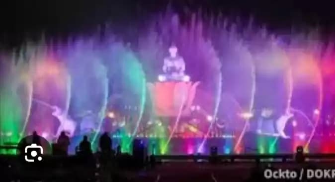 Air Mancur di Situ Buleud Purwakarta