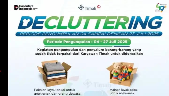Aksi Decluttering PT Timah
