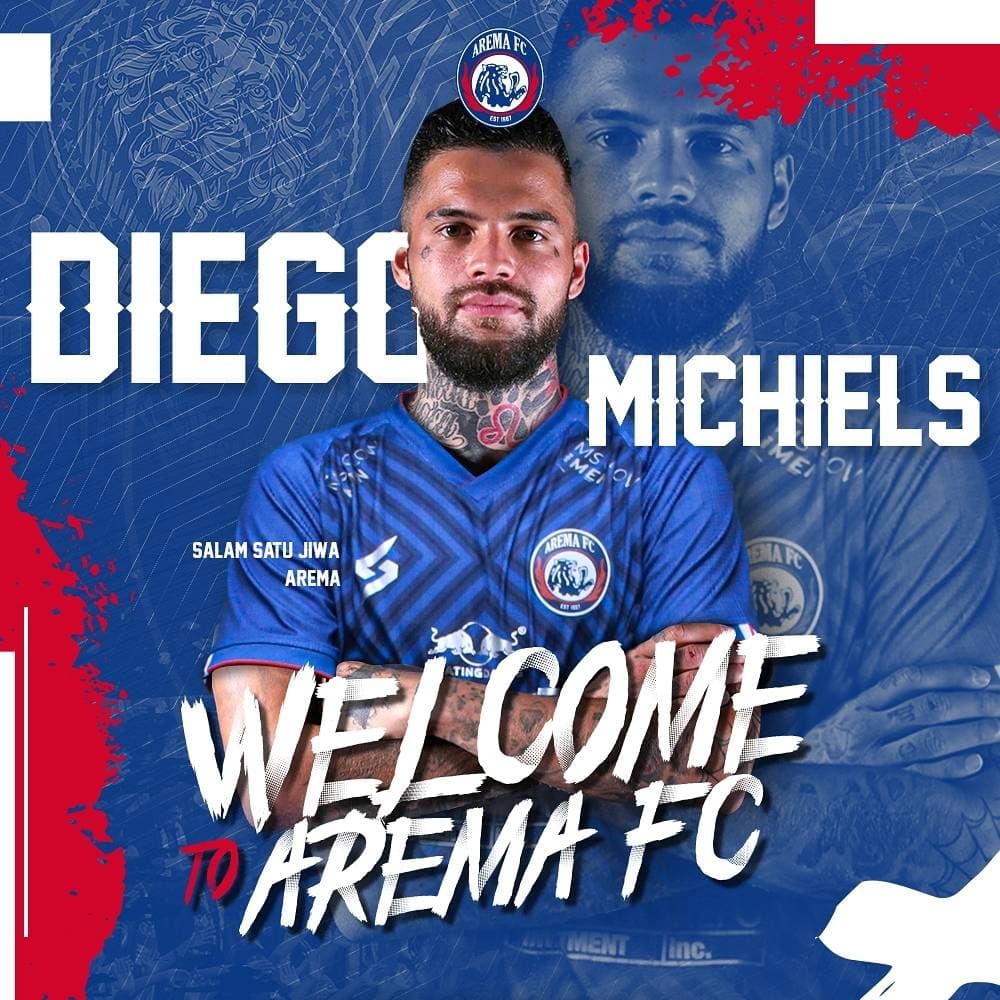Arema Rekrut Diego Michels