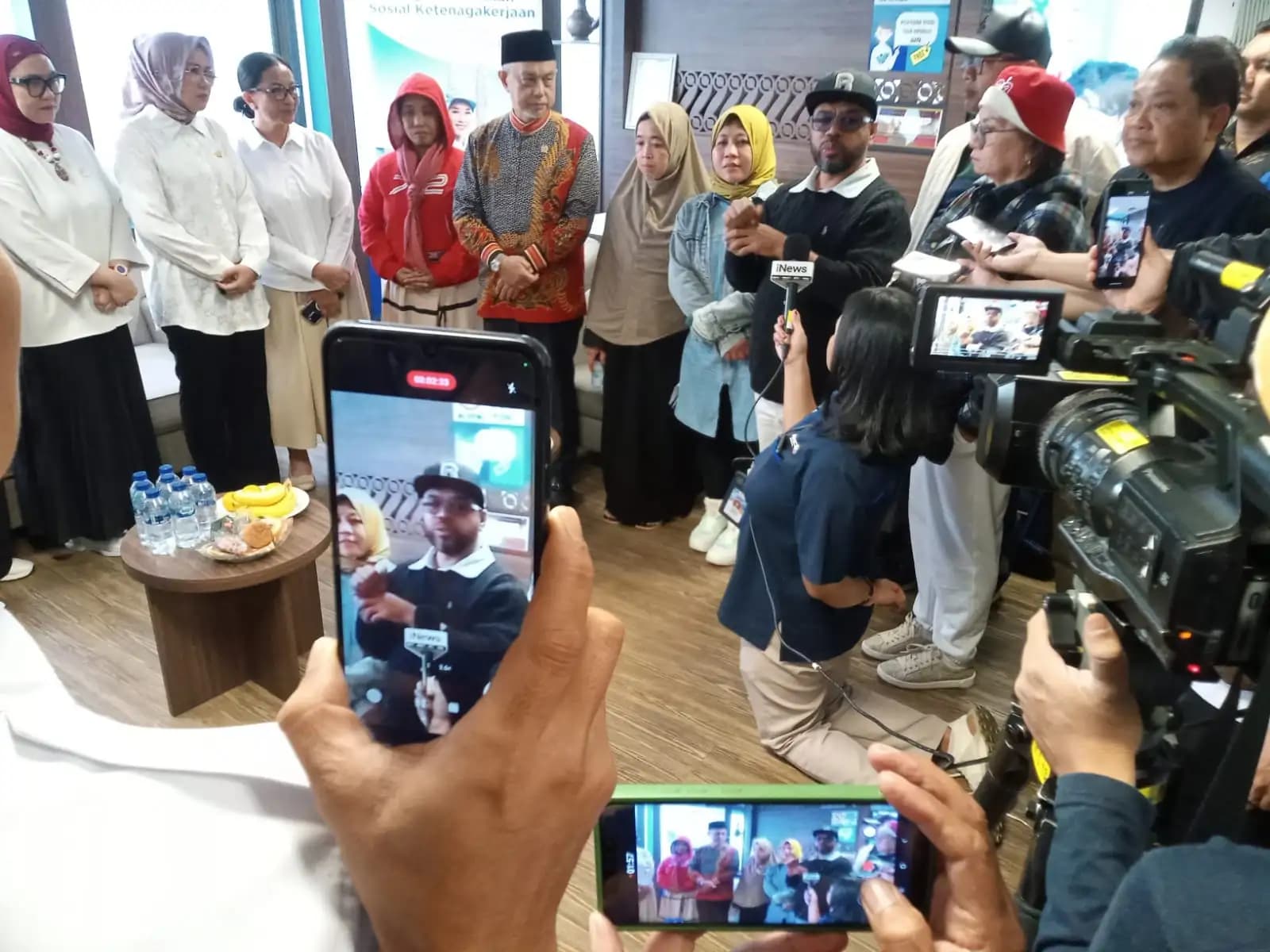 DPD RI Bantu Fasilitasi Pemulangan Dua PMI Non Prosedural ke RI (Foto: Dok MI/Jiani)