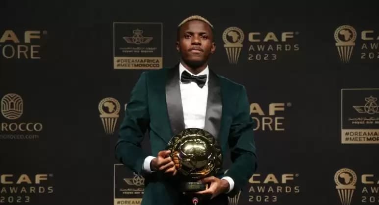 Victor Osimhen Dinobatkan Sebagai Pemain Terbaik Afrika 2023