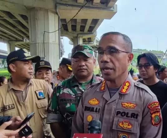 Bubarkan Tawuran di Bassura 5 Anggota Polisi Terluka