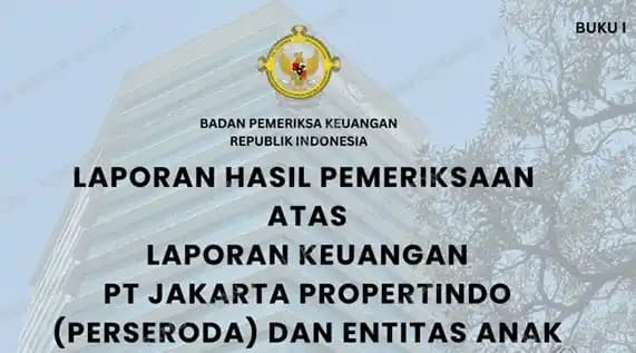 BPK DKI Jakarta Temuan PT Jakpro